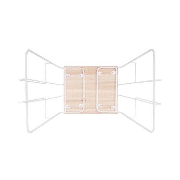 Măsuţă auxiliară cu suport pentru reviste Leitmotiv Wired, alb-image-2