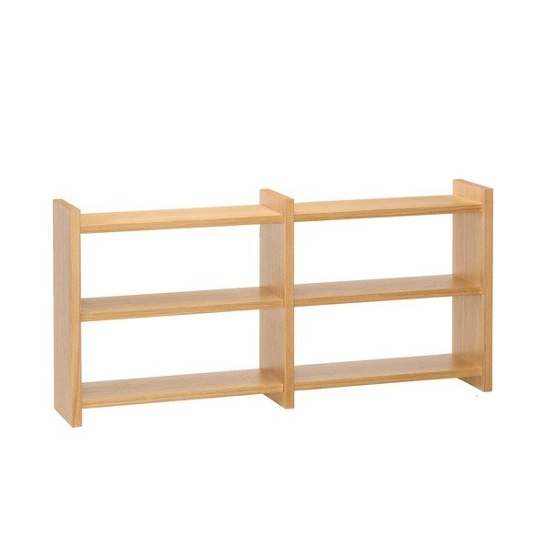 Raft în culoare naturală etajat cu aspect de lemn de stejar 85 cm Kant – Hübsch