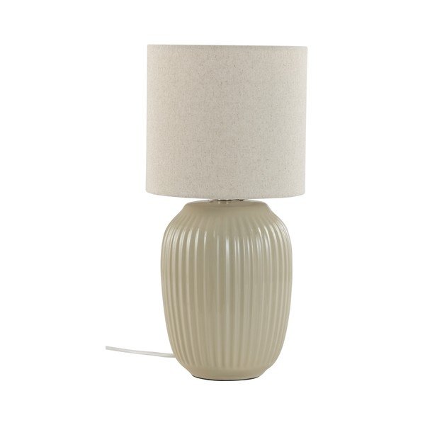 Veioză bej din ceramică (înălțime 41,5 cm) Karlsson – Jotex