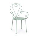 Scaun de grădină verde mentă din metal Etienne – Bizzotto