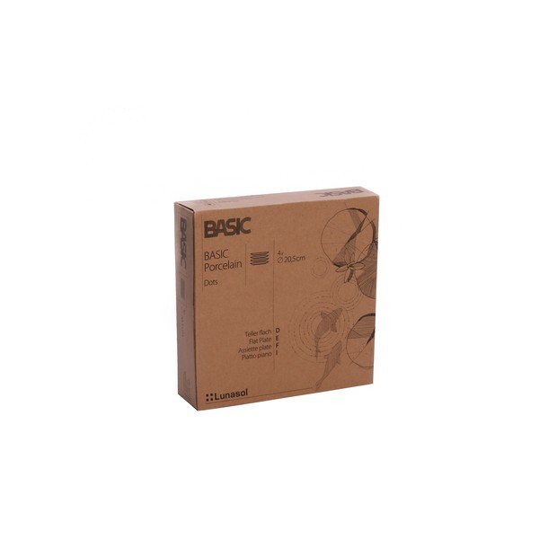 Set 4 farfurii din porțelan Sola Lunasol, 20,5 cm-image-1