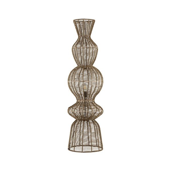 Lampadar în culoare naturală cu tapițerie din frânghie (înălțime 136 cm) Breena – Nova Luce