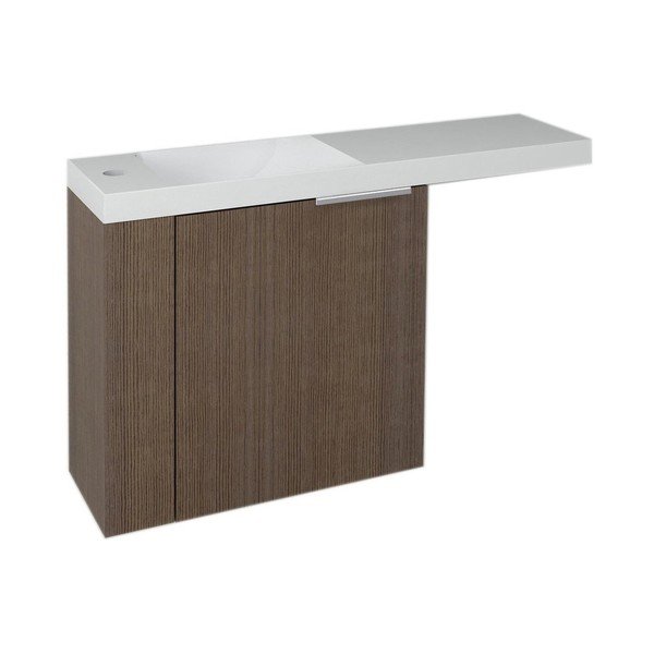 Dulap fără chiuvetă maro suspendat cu aspect de lemn de pin 50x50 cm Latus Vi – Sapho