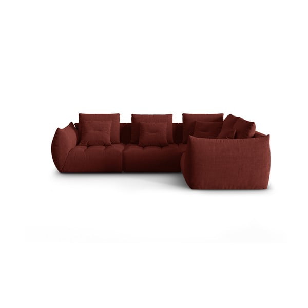 Colțar roșu (cu colț pe partea dreaptă/în formă de ”L”) Bloom – Micadoni Home