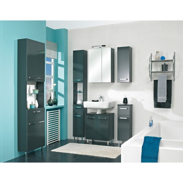 Dulap gri închis sub chiuvetă f 50x62 cm Set 311 - Pelipal-image-2