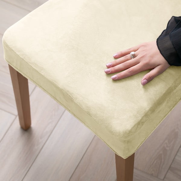 Huse crem 4 buc. elastice pentru scaun 48 cm Sento – Restilo-image-1