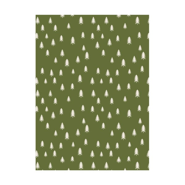5 coli de hârtie de împachetat eleanor stuart No. 4 Christmas Trees, , 50 x 70 cm
