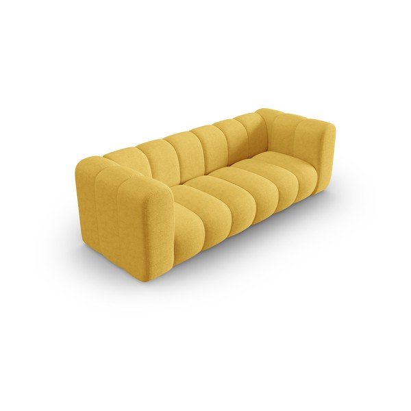 Canapea galbenă 228 cm Lupine – Micadoni Home-image-3