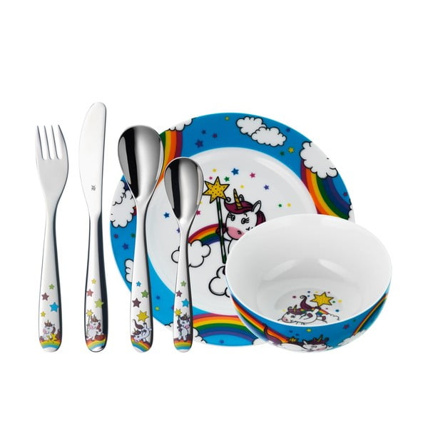 Set tacâmuri și veselă pentru copii WMF Unicorn