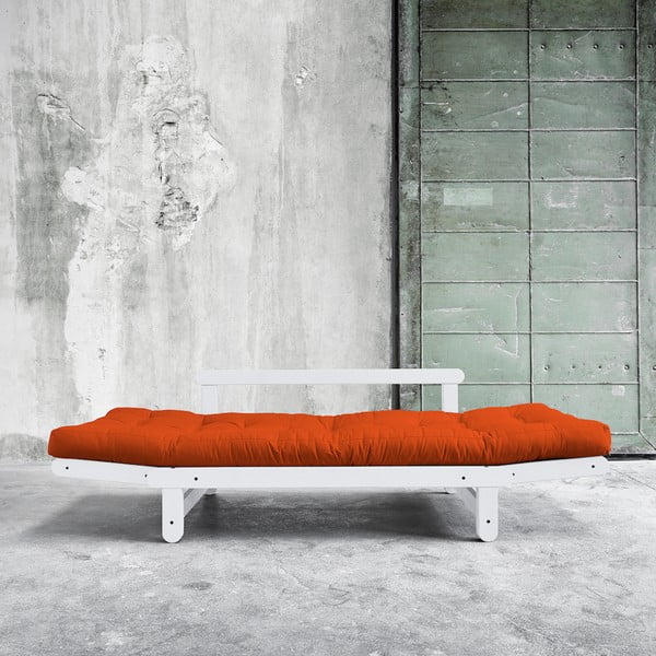 Canapea extensibilă Karup Beat White/Orange-image-2