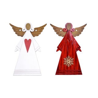 Set de 2 figurine de Crăciun Ego Dekor Angel Curl