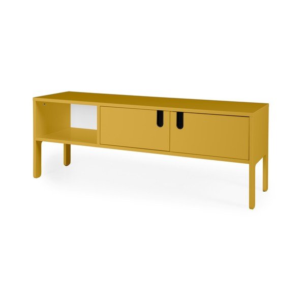 Comodă TV Tenzo Uno, lățime 137 cm, galben-image-2