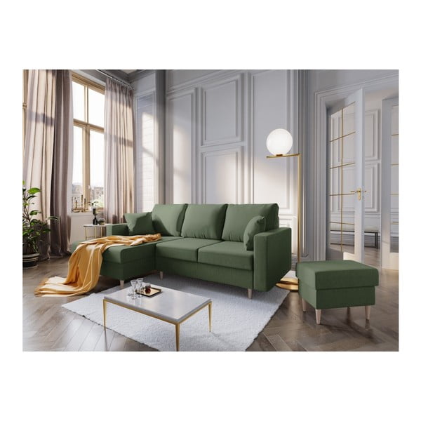 Puf Mazzini Sofas Aubrieta, 60 x 45 cm, verde-image-4