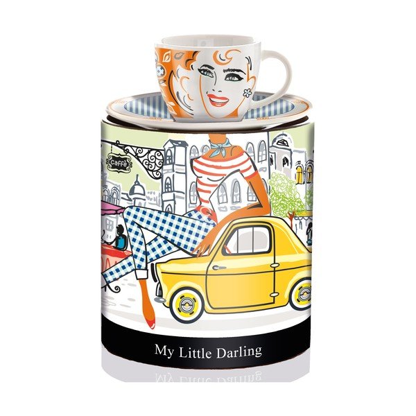 Set ceașcă și farfurioară din porțelan pentru espresso Ritzenhoff Michal Shalev, 8 cl-image-3