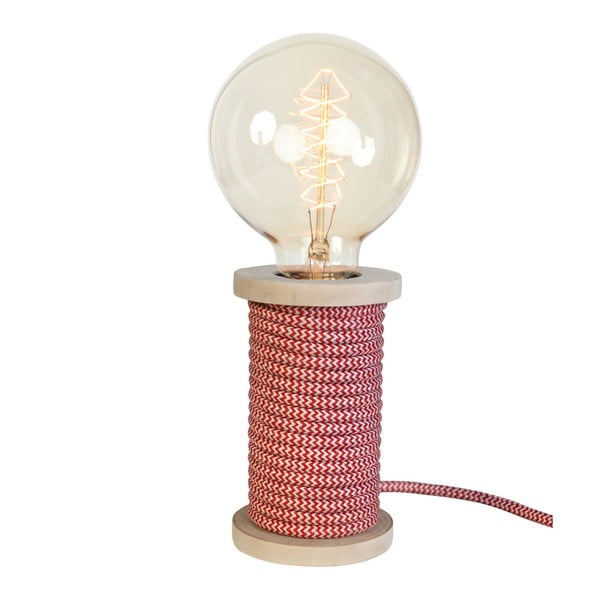 Lampă de birou Opjet Paris Bobino, roșu - alb