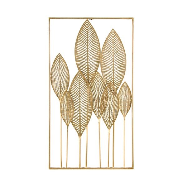 Decorațiune de perete din metal 52,5x95 cm Adhira – Bizzotto