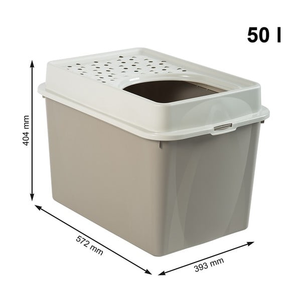 Litieră pentru pisici 57,2x39,3 cm Eco Berty - Rotho-image-1