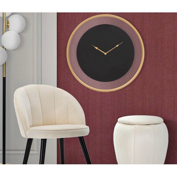 Ceas de perete Mauro Ferretti Fashion, ø 60 cm, negru-image-1