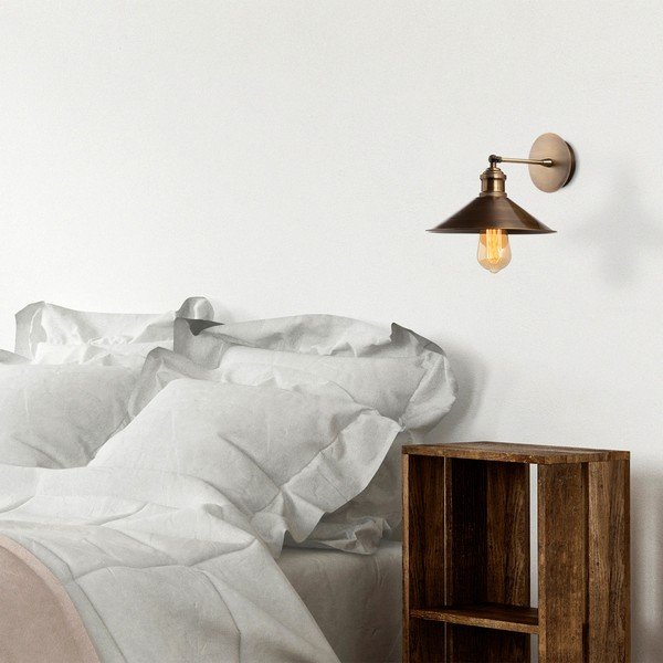 Aplică de perete aurie ø 24 cm Mueno – Opviq lights-image-1