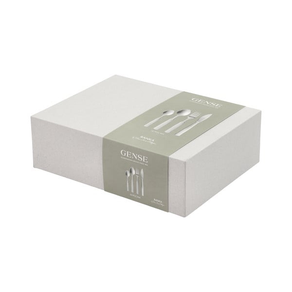 Tacâmuri argintii din oțel inoxidabil 16 buc. Ranka – Gense-image-2