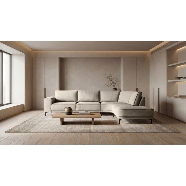 Colțar bej (colț pe partea dreaptă) Copenhagen – Scandic-image-1