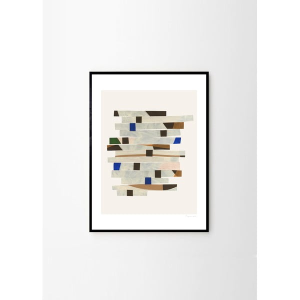 Poster 50x70 cm Cut up Stripes – Berit Mogensen Lopez – The Poster Club-image-2