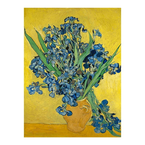 Reproducere pe pânză după Vincent van Gogh - Irises, 60 x 45 cm