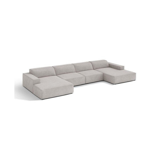 Colțar modular gri deschis Jodie – Micadoni 