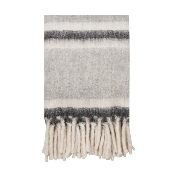 Pătură gri din amestesc de lână 130x170 cm Carmel – House Nordic