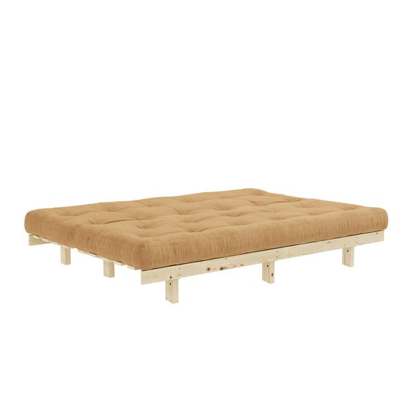 Canapea extensibilă galben muștar 190 cm Lean – Karup Design-image-4