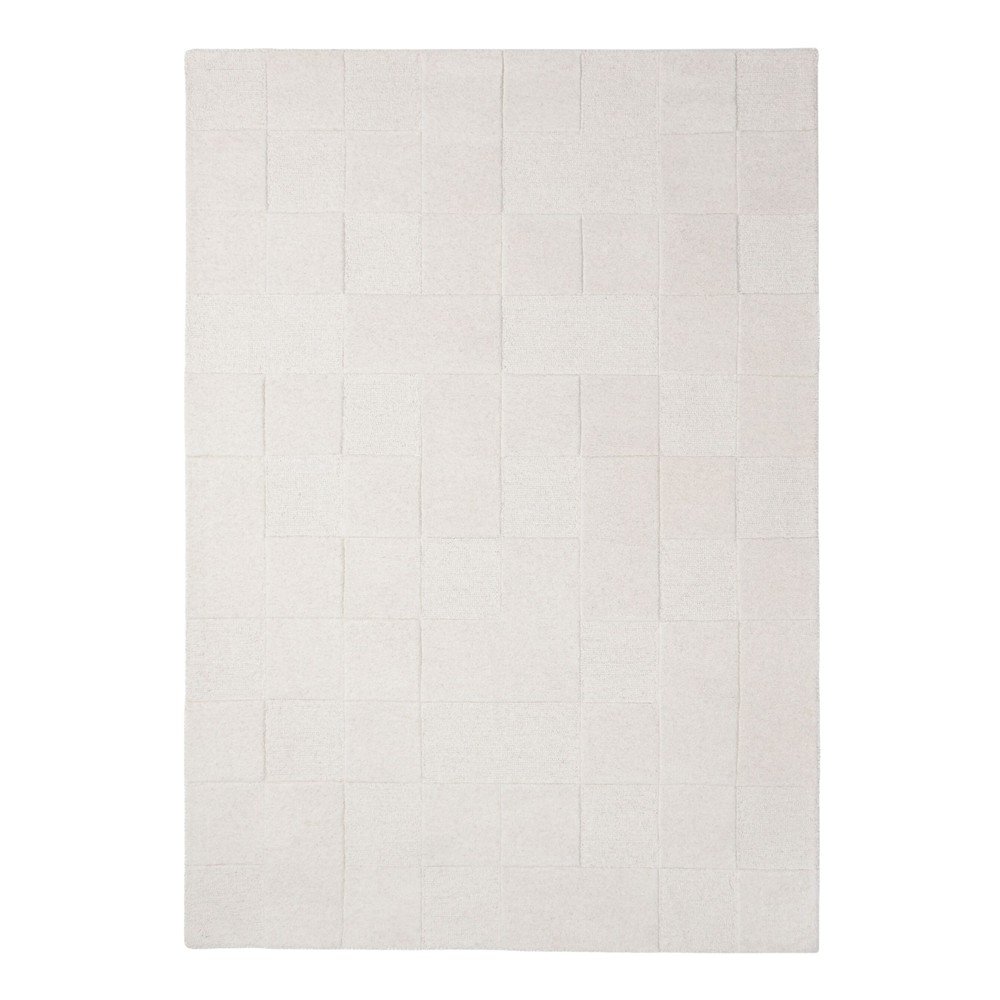 Covor fildeÈÈu009Besut manual din lÃ¢nÄ120x170 cm Checkerboard âu0080Flair Rugs