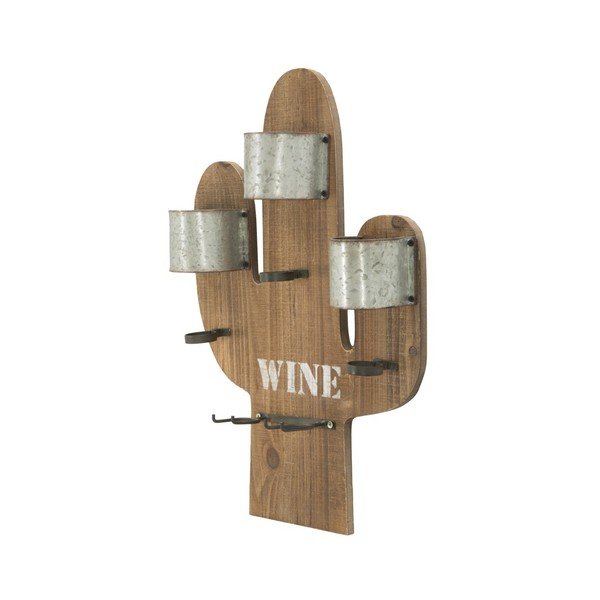 Suport de perete pentru sticle de vin Mauro Ferretti Cactus-image-4