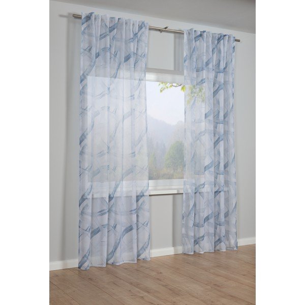 Perdea albastră 245x140 cm Dolly-Voile - Gardinia-image-1