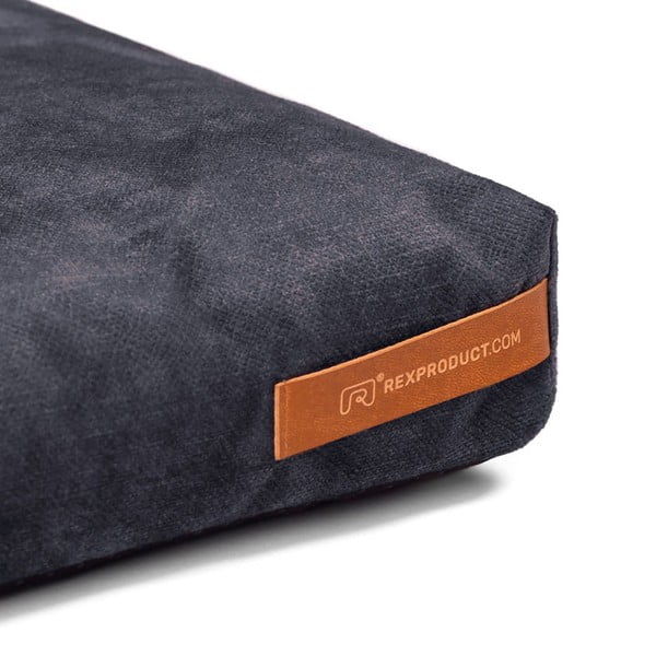 Saltea gri închis pentru câini din piele ecologică 60x70 cm SoftPET Eco L - Rexproduct-image-2