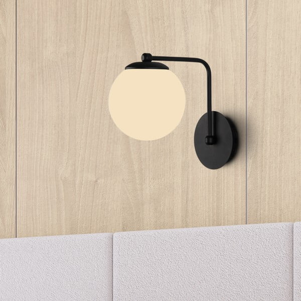 Aplică de perete Squid Lighting Star, înălțime 22 cm, negru-image-3