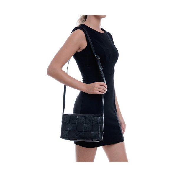 Geantă din piele Isabella Rhea, negru-image-2