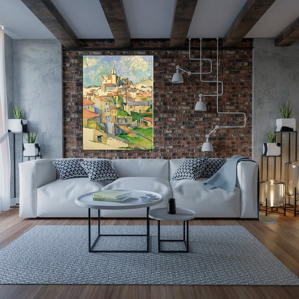 Tablou - reproducere 50x70 cm Gardanne, Paul Cézanne – Fedkolor-image-1