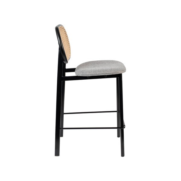 Scaun de bar negru/gri deschis 94 cm Spike – Zuiver-image-4