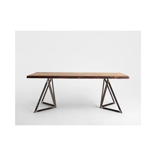 Masă cu blat din lemn de pin Custom Form Sherwood, 200 x 100 cm-image-1