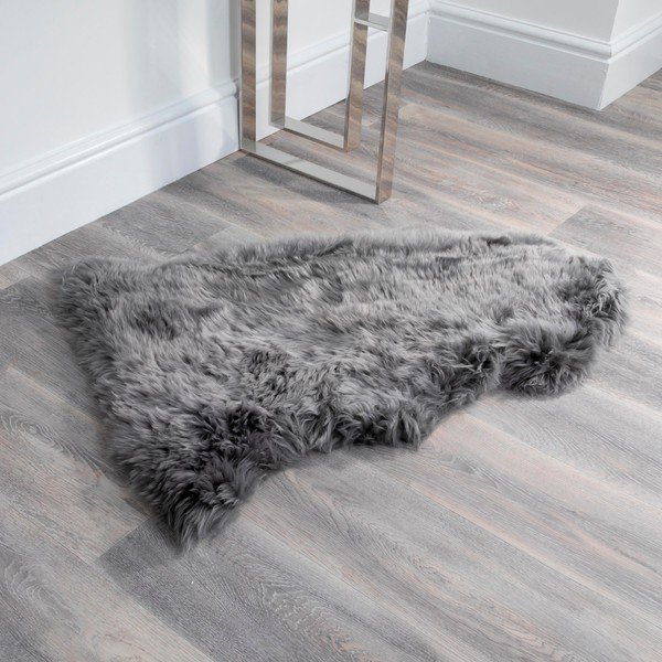 Blană naturală de oaie Native Natural Sheep, 60 x 120 cm, gri-image-2