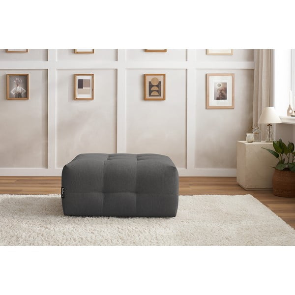 Taburet pentru canapea modulară  gri închis Kleber - Bobochic Paris-image-4