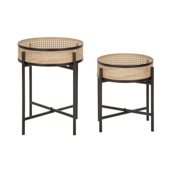 Măsuțe auxiliare 2 buc. rotunde ø 40 cm Fuji – Mauro Ferretti-image-2