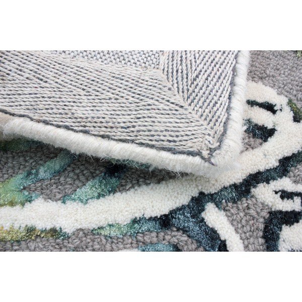 Covor țesut manual Flair Rugs Soho Vega, 120 x 170 cm, gri-image-4