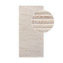Covor tip traversă crem țesut manual din lână 80x180 cm Mango – House Nordic