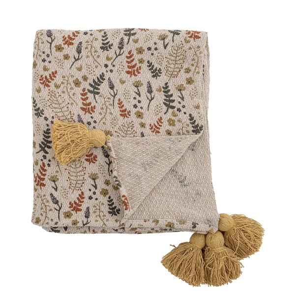 Pătură pentru copii bej 130x160 cm Filipa – Bloomingville Mini-image-3