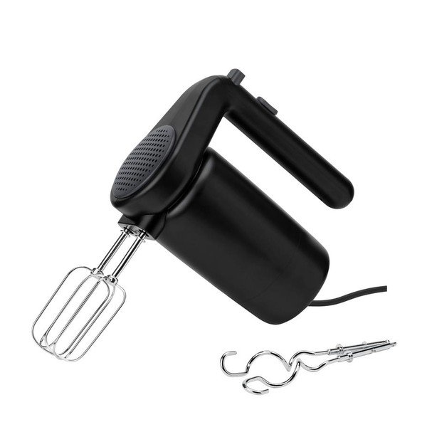 Mixer de mână negru din plastic Foodie – RIG-TIG