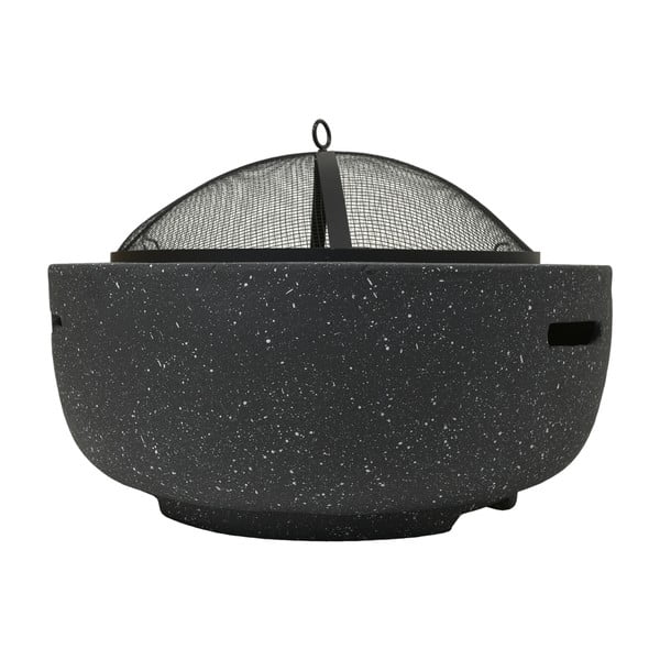 Șemineu/grătar din piatră arsă Cattara La Palma, negru-image-2