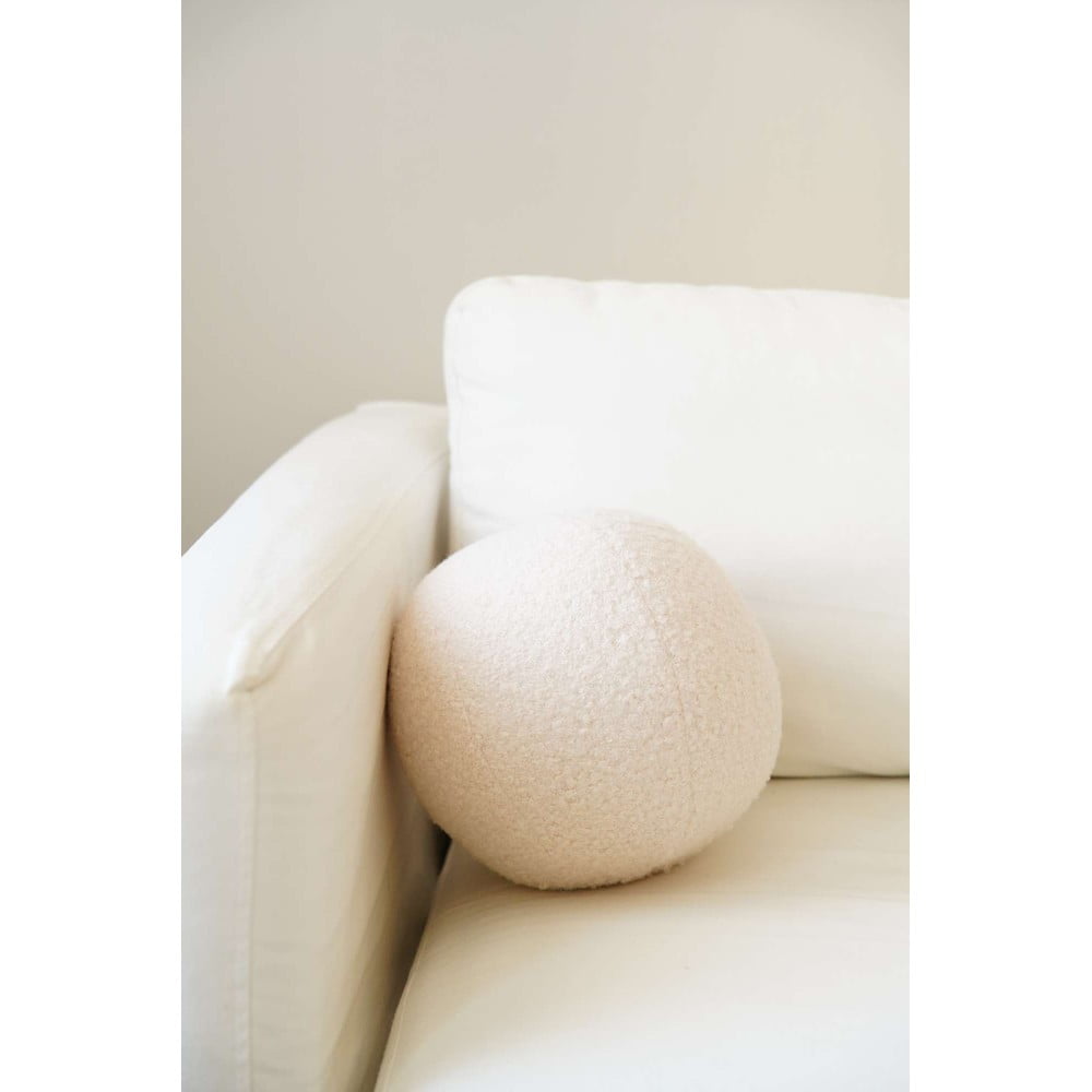 Pernă decorativă din material bouclé ø 20 cm Top – Mioli Decor