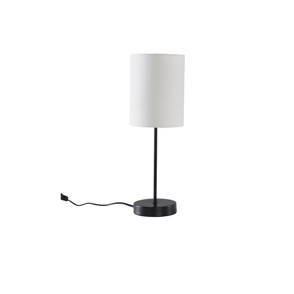 Veioză albă/neagră din material textil (înălțime 45 cm) Seth – Jotex-image-3