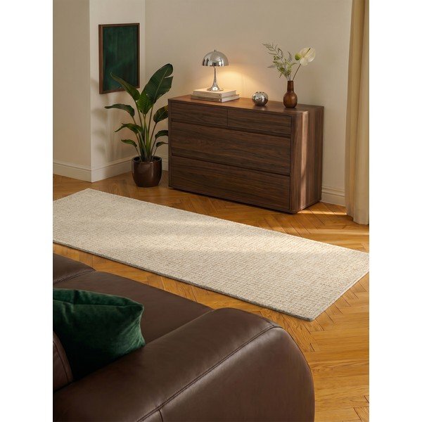 Covor tip traversă în culoare naturală din lână 80x250 cm Eloise – Hanse Home-image-2
